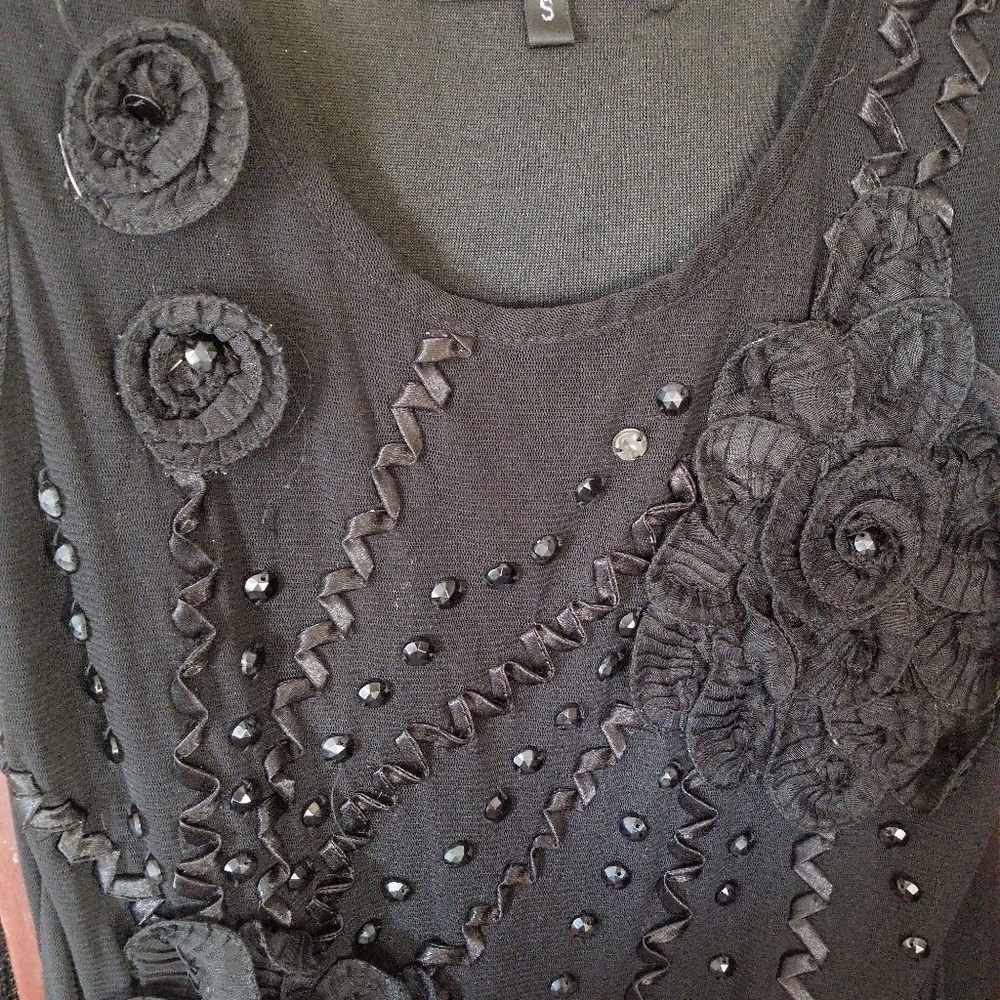 Little black embellished dress